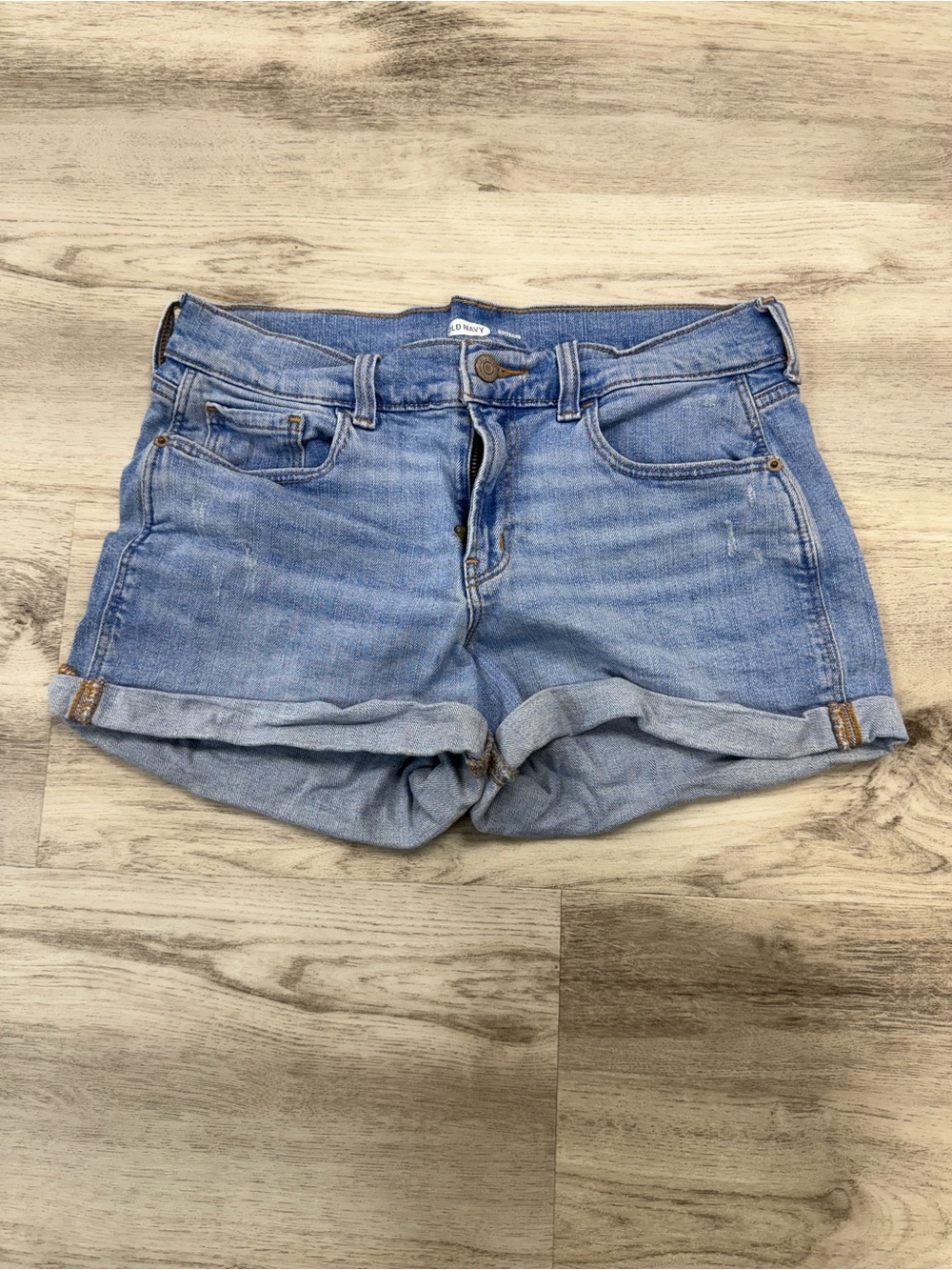 Old Navy Blue Boyfriend Denim Women's Shorts